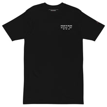 Load image into Gallery viewer, Men’s Premium HAYAH Signature Black T-shirt
