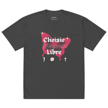 Load image into Gallery viewer, Choisie-Épanouie-Libre T-shirt oversize délavé
