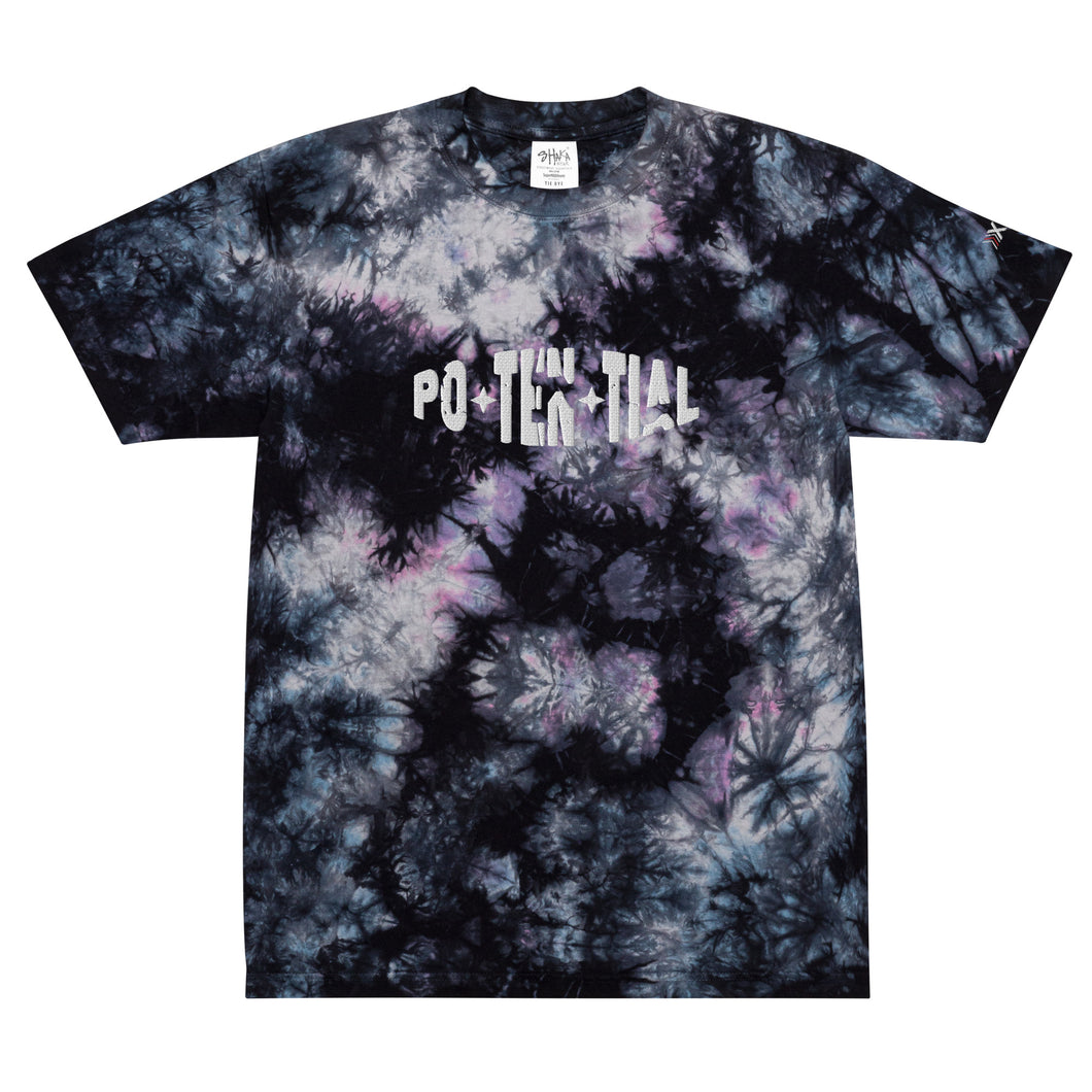 Potential Oversized tie-dye t-shirt