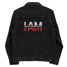 Load image into Gallery viewer, Fearfully&amp;Wonderfully Made Unisex denim jacket
