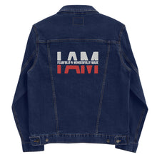 Load image into Gallery viewer, Fearfully&amp;Wonderfully Made Unisex denim Blue jacket
