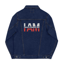 Load image into Gallery viewer, Fearfully&amp;Wonderfully Made Unisex denim Blue jacket
