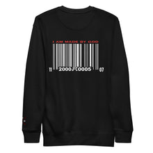 Load image into Gallery viewer, OUR SIGNATURE SWEATSHIRT UNISEX EMBRODERY WHITE &amp; RED
